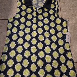 NWT Women's Tommy Bahama Sleeveless Zip Golf Top - Medium